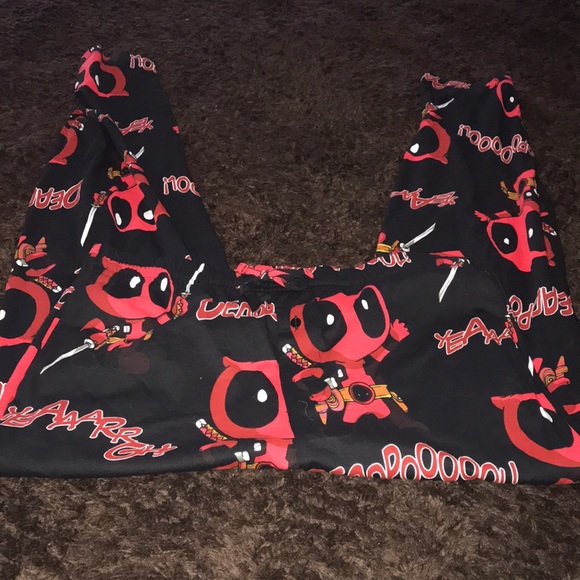 New Marvel Deadpool pajama pants - Picture 5 of 7